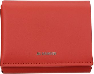 Jil Sander Drievoudige Portemonnee Compact Stijlvol