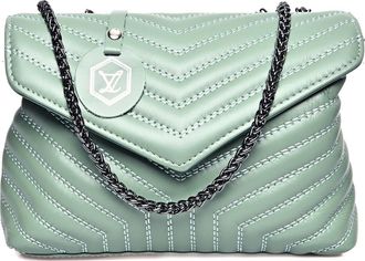 Luisa Vannini Groen Rundleer Tas