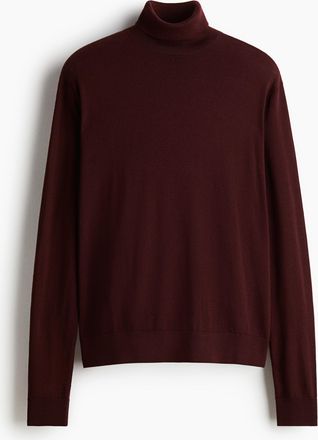 H&M Wollpullover in Regular Fit - Red