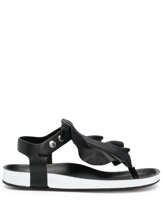 Isabel Marant Sandali con ruches - Nero