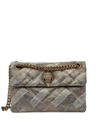 Kurt Geiger Borsa a tracolla trapuntata con catena - Oro