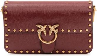 Pinko Red Love One Baby Crossbody Bag