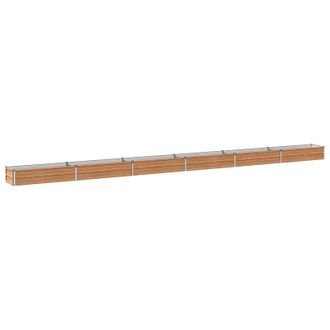 vidaXL Cama De Jard&iacute;n Elevada Madera Marr&oacute;n 600 X 40 X 24 Cm Vidaxl