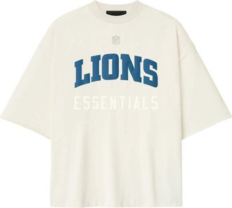 Fear of God x NFL FW25 Lions 90s 3/4 Sleeve Football T-Shirt Cream White 125NF252118F