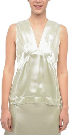 Bottega Veneta Satin Gathered Top