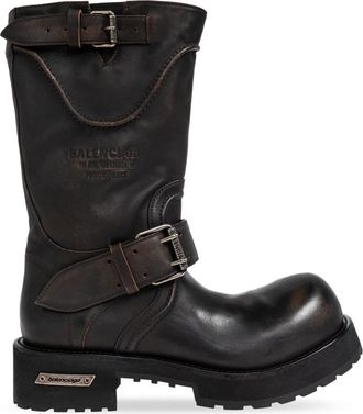 Balenciaga Venom Boots - Heren - Hoge Laarzen - Bruin - 39 EU - Leer - Schoenen