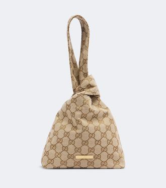 Gucci Small GG canvas top-handle bag