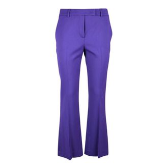 Ql2 Quelledue QL2 Quelledue, Broeken, Dames, Paars, M, Wol, Pantalone Dritto