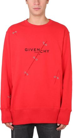 Givenchy Felpa Con Dettagli Di Metallo
