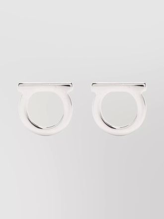 Ferragamo gancio horseshoe stud earrings