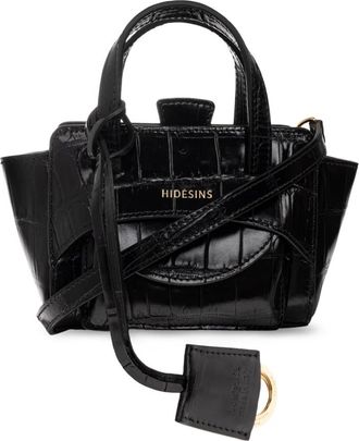 Hidesins Flap XS Tas - Dames - Mini tas - Zwart - ONE Size - Katoen - Tassen