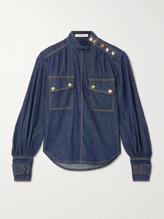 Zimmermann Blusa In Denim