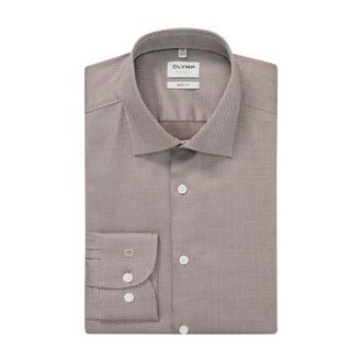 Olymp Olymp, Overhemden, Heren, Bruin, M, Katoen, Level Five Business Shirt