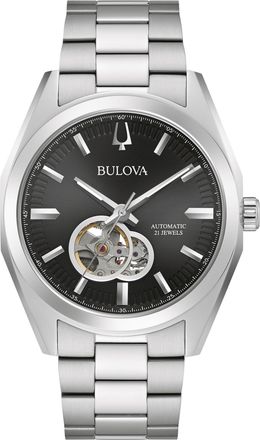 Bulova Surveyor Mens Silver Watch 96A270 Stainless Steel - One Size