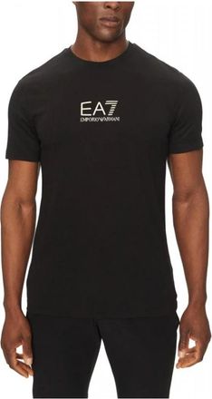 Emporio Armani Slim Fit T-shirt met Ronde Hals - Heren - T-shirts - Zwart - XL - Tops
