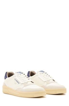 AllSaints Regan Low Top Sneaker in White/Blue at Nordstrom, Size 7