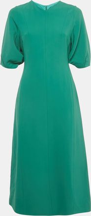 Joseph Green Stretch Crepe Long Dress