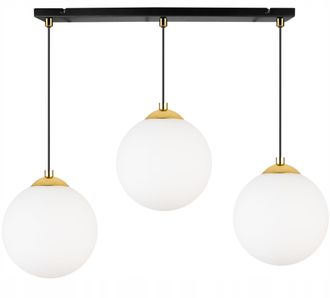 OEM L&aacute;mpara De Techo Colgante, Plaf&oacute;n, Bola, Dorada, Cromada, Led