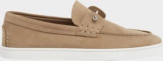 Christian Louboutin Chambeliboat Donna Leather Boat Shoes
