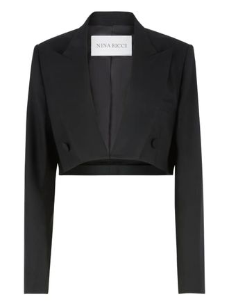 Nina Ricci Blazer met dubbele rij knopen - Zwart