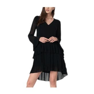 Pepe Jeans London Penelope jurk - Dames - Casual kleedjes - Zwart - M - Kleedjes