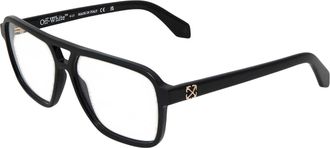 Off-white Dameszonnebril model 81 met pijl-logo (Zwart)