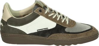 Floris Van Bommel Casual herenschoen bruin patroon - Heren - Sneakers - Bruin - 42 EU - Leer - Schoenen