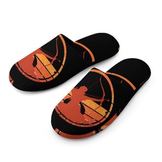 Generic Vintage Archer Archery Mens House Slippers Slip Indoor Slipper On Shoes Warm Outdoor