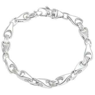 Pompeii3 Mens Designer Seed Link 14k Gold (50gram) or Platinum (81gram) 8mm Bracelet 8.5