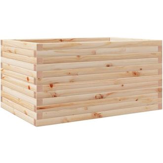 vidaXL Jardinera De Madera Maciza De Pino 90x60x46 Cm Vidaxl