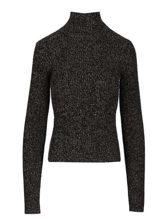 Max Mara Turtleneck Sweater Knitwear Nero-Donna