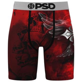 PSD Mens PSD Graphic Briefs - Red/Silver/Black Size XL