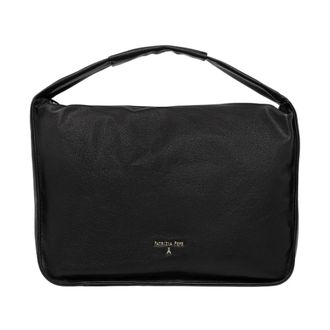 Patrizia Pepe Dames, Tassen, Zwart, Maat: ONE Size Leer