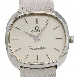 Omega Pre-owned Watches, female, Gray, Size: ONE SIZE Pre-owned Constellation Stainless Steel Quartz