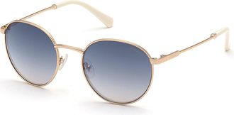 Guess GU00012 32W Mens Sunglasses Gold Size 52