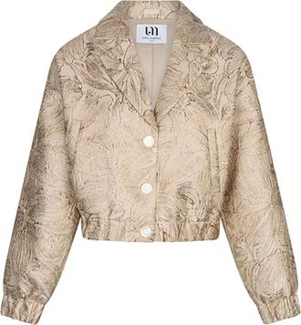 Lofty Manner Jacket Helja - Fancy Jacquard - Dames - Jassen - Veelkleurig - Maat: XL Leer