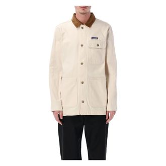 Patagonia Light Jackets, male, Beige, Size: XL Point Reyes Canvas Jacket