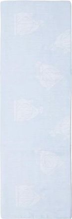 Lanvin Accessoires, Dames, Blauw, ONE Size, Oblong Sjaal