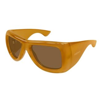 Saint Laurent unisex, Accessoires, Oranje, Maat: 63 MM Nylon
