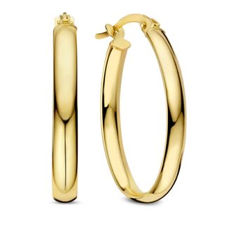 Isabel Bernard Ohrringe - Rivoli Flori 585 Gold Creolen - Gr. unisize - in Gold - für Damen