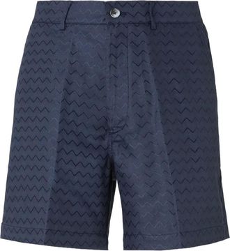 Missoni Shorts con motivo chevron - Blu