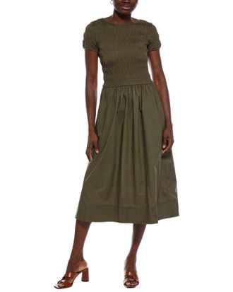 Madewell Abruzzo Smocked Midi Dress