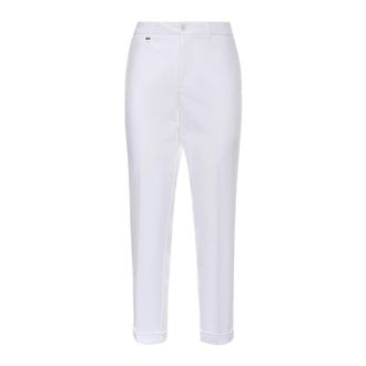 Fay Cropped Broeken - Dames - Vrijetijds broeken - Wit - W26 - Broeken