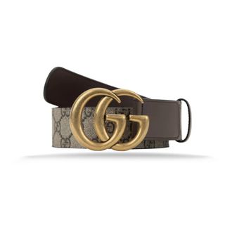 Gucci Leren herenriem met logogesp - Heren - Riemen - Veelkleurig - 65 CM - Leer - Accessoires