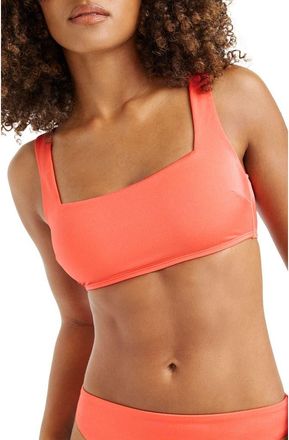 Vitamin A Mika Bikini Top in Coral at Nordstrom, Size X-Small
