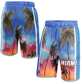 NBA Unisex NBA & KidSuper Studios by Fanatics Blue Miami Heat Hometown Shorts at Nordstrom, Size Xxx-Large