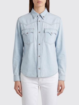 Versace Camicia in denim di cotone