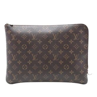 Louis Vuitton Pre-owned Clutches, female, Brown, Size: ONE SIZE Pre-owned Etui Voyage MM