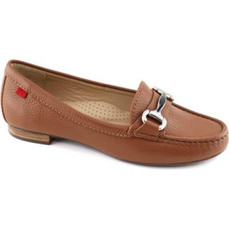 Marc Joseph New York Grand Street Leather Buckle Loafer in Cognac Grainy at Nordstrom, Size 5.5