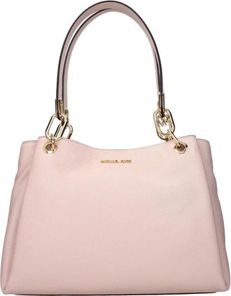 Michael Kors Trisha Schoudertas - Dames - Schoudertassen - Roze - ONE Size - Leer - Tassen